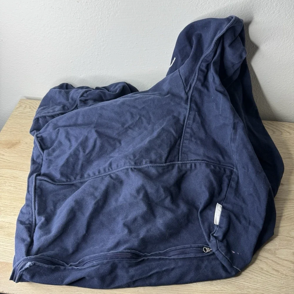Pottery Barn Kids Size Anywhere Chair Slipcover Navy Blue - COVER ONLY - EMERSON